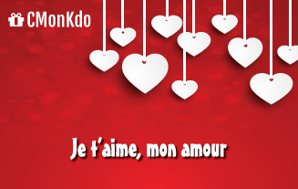 CMonKdo - Je t'Aime, Mon Amour, 60000 FR CFA, offez l'embarras du choix
